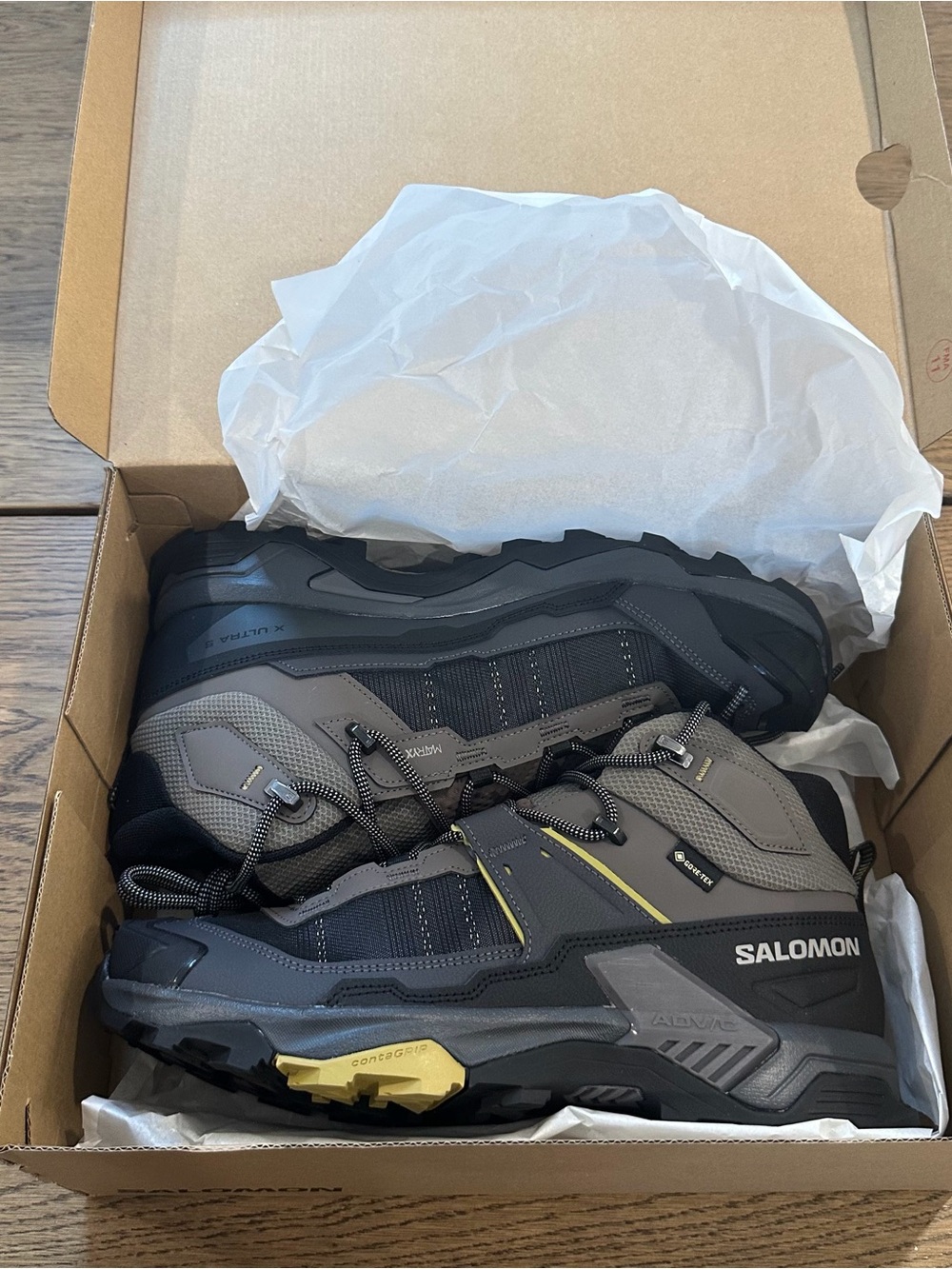 Salomon X Ultra 5 Mid GTX Men’s Size 10 Gore-Tex Waterproof Hiking Boots NWT